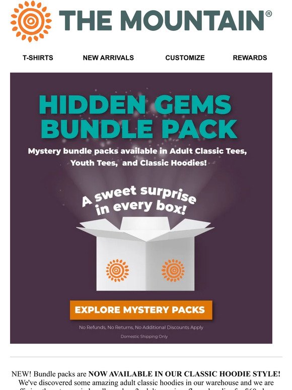 Mystery Bundle Packs Back in Stock ✅
