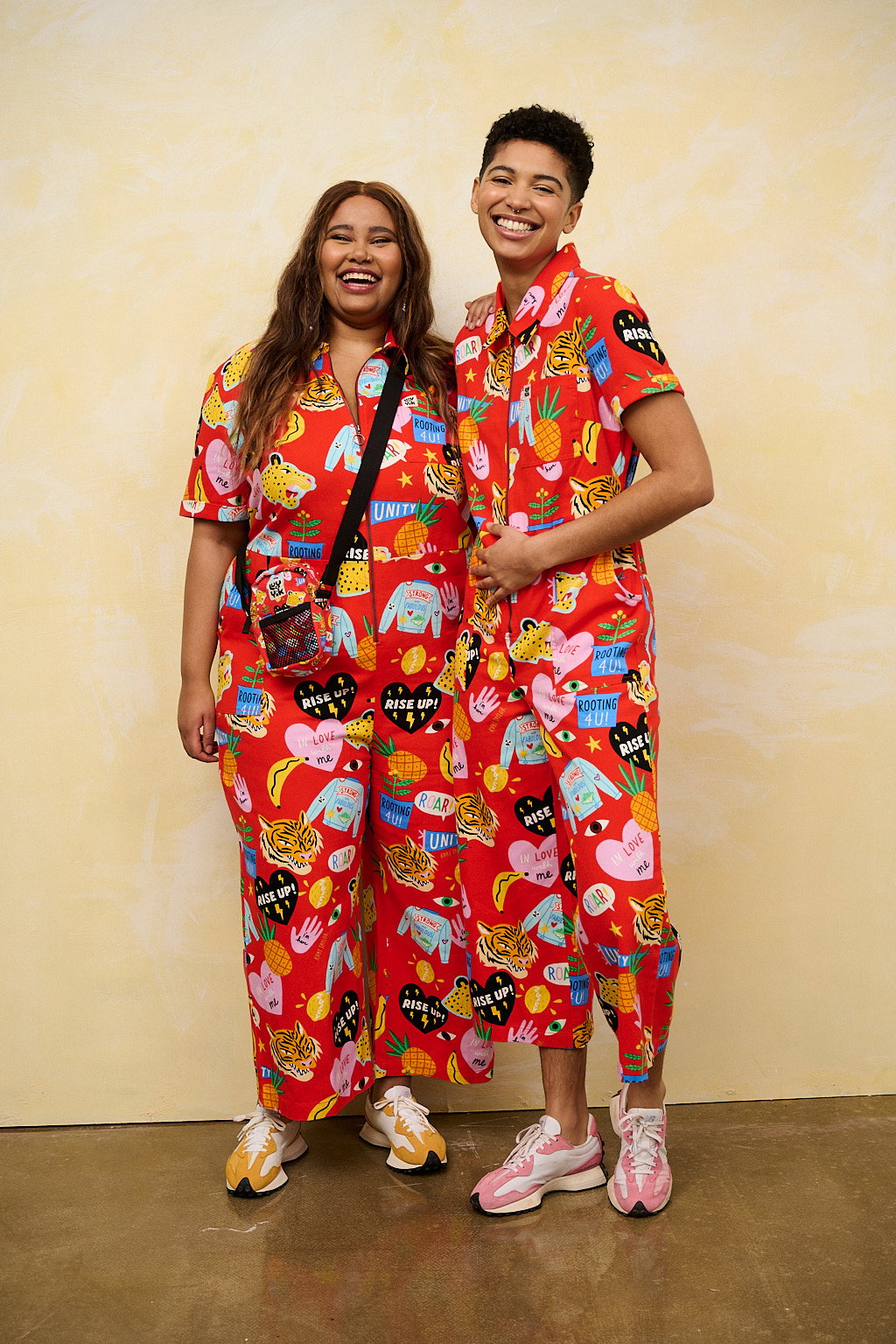 Ragan Jumpsuit in Ruby Taylor & Yak print