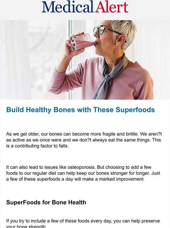 Build Healthy Bones with These Superfoods