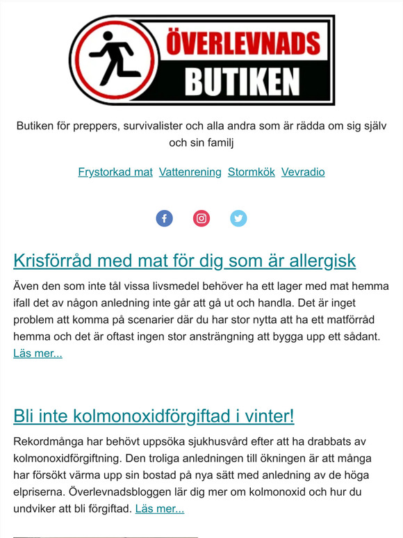 Allergivänlig mat, bilkit och bokrea.