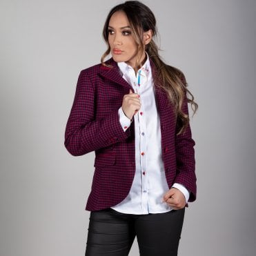 ARIZONA DOGTOOTH LADIES JACKET