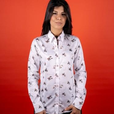 ELIZABETH PHEASANT PRINT SHIRT