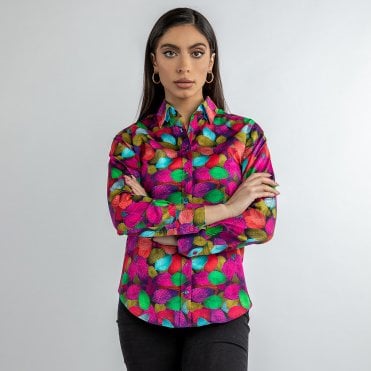 MULTICOLOUR LEAVES SHIRT