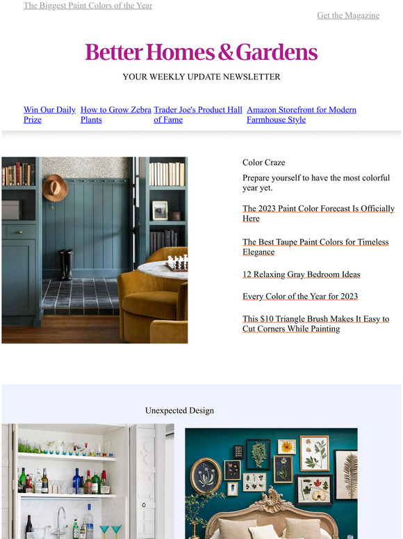 Better Homes and Gardens 2023 Paint Color Forecast The 6 Biggest