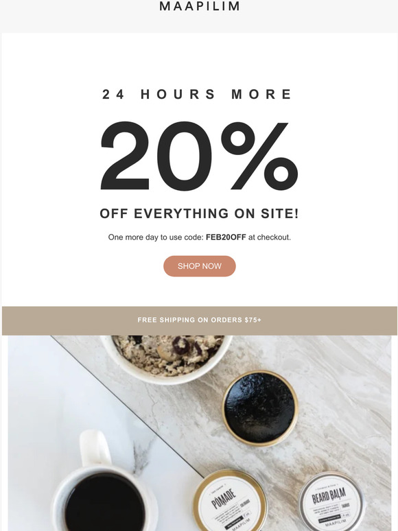 Extended: 24 more hours to save!