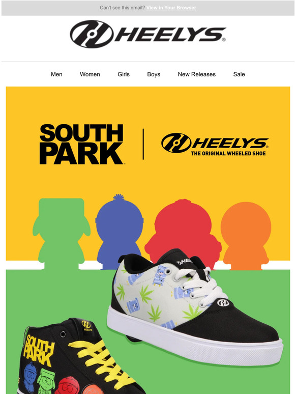 Heelys South Park x Heelys is Here! Milled