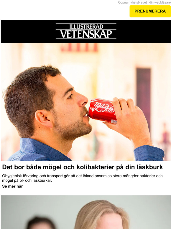 Det bor både mögel och kolibakterier på din läskburk