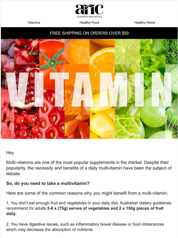 Do you need to take a Multi-Vitamin? 🍎