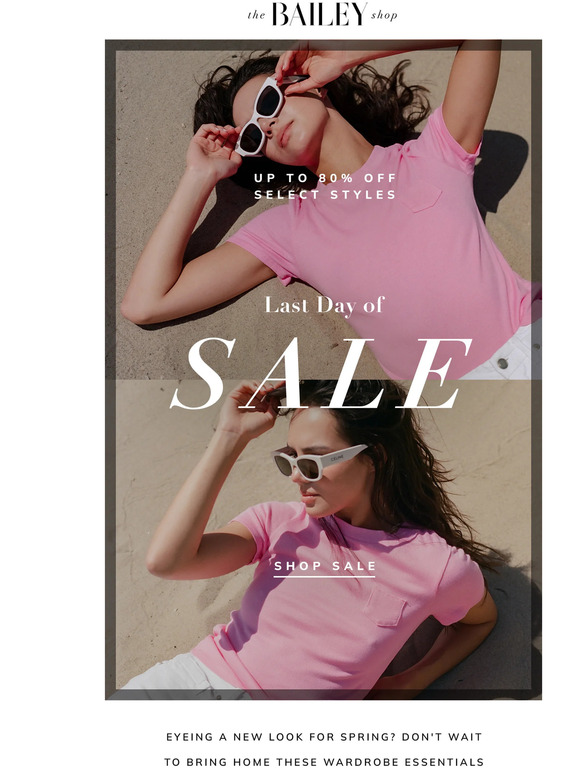 Last Day! Shop The Best Seller Sale