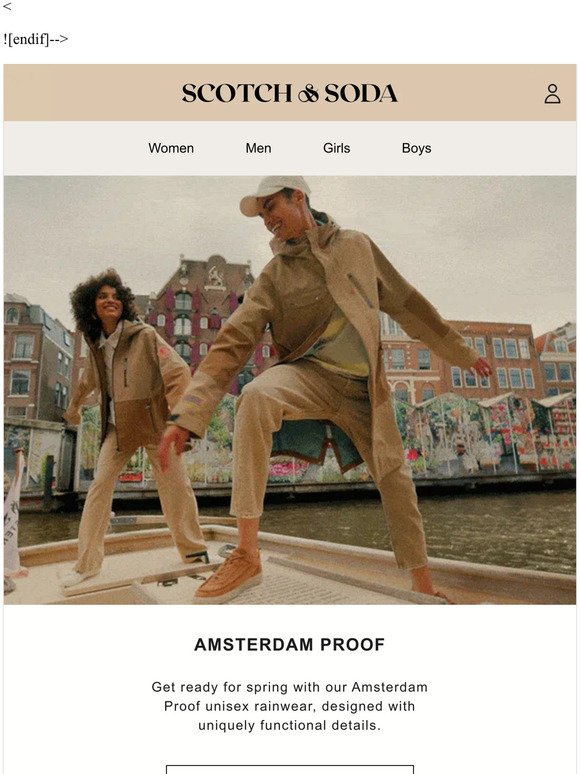 Rainwear: Amsterdam Proof