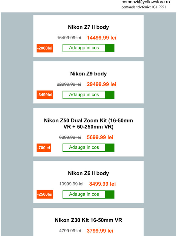 🌸Primăvara vine cu REDUCERI de până la 3.500 lei! Surprinde cele mai frumoase cadre cu Nikon!