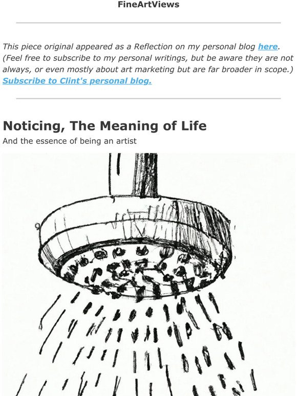 Noticing, The Meaning of Life (Clint Watson)