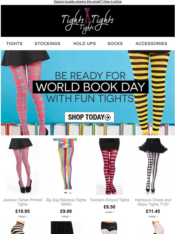 Tights Tights Tights Be Ready For World Book Day With Our Fun Tights