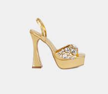 Gemstone Slingback Extreme Platform