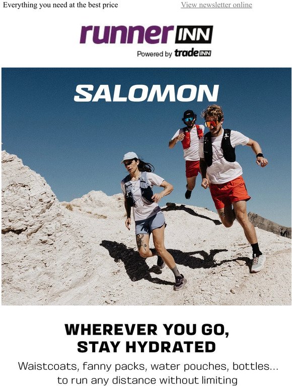 Wherever you go, stay hydrated with Salomon
