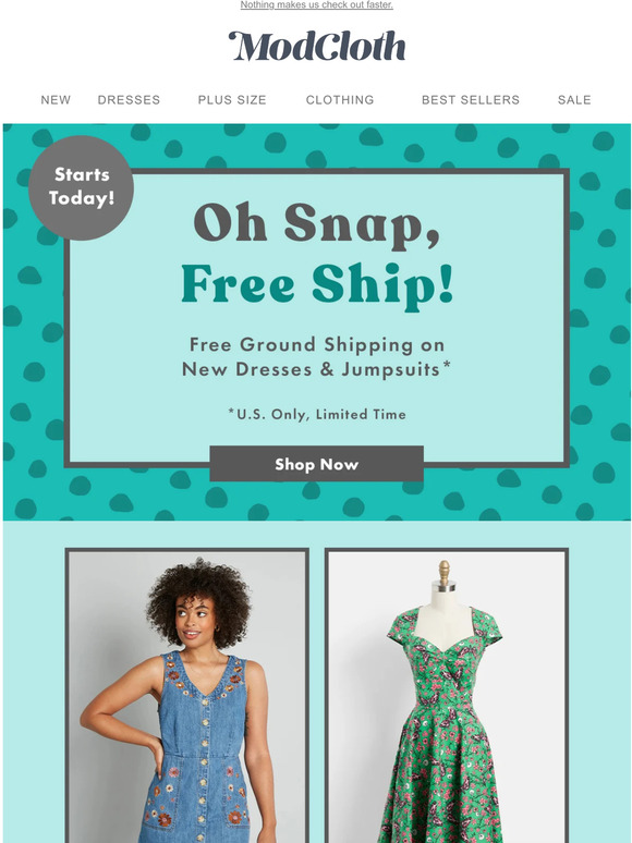 Free shipping? Say less!