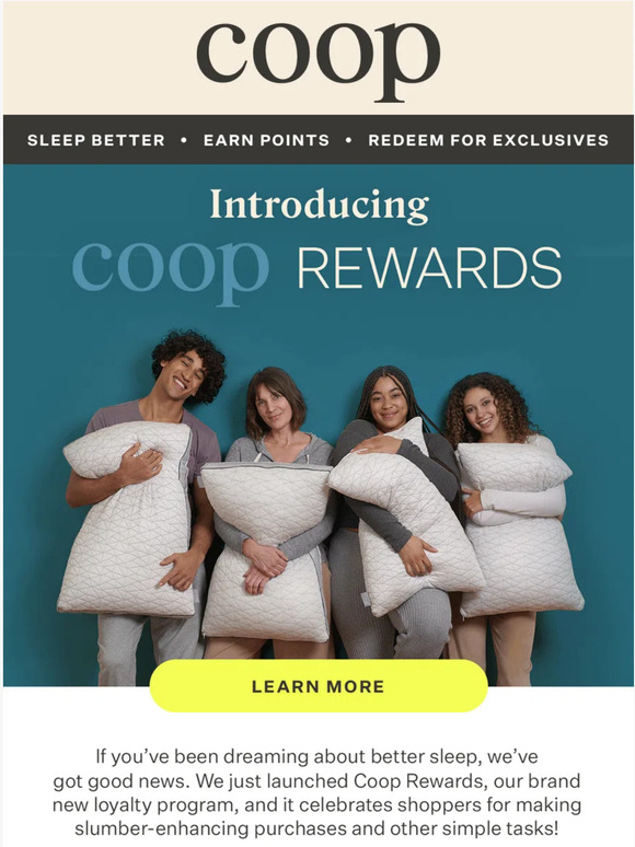 Our NEW loyalty program is a dream.