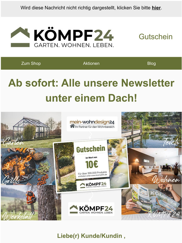 Jetzt 10€-Gutschein zum Start unseres neuen Newsletters sichern!