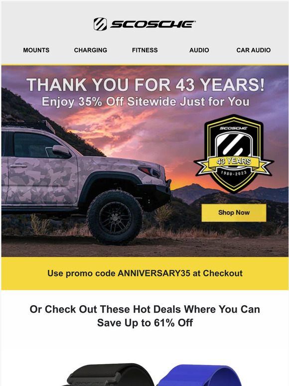 Join Us in Celebrating 43 Years of Scosche!