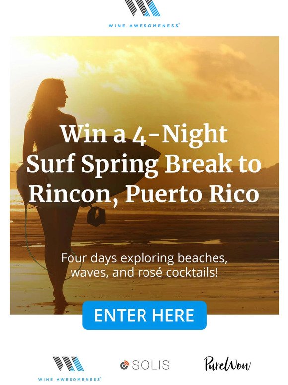 win a puerto rico beach adventure getaway...