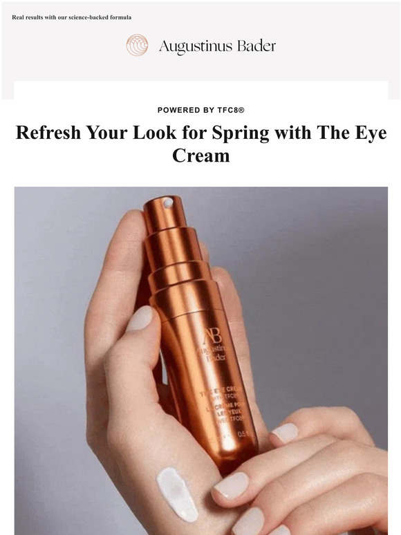 Augustinus Bader The Ultimate Solution For UnderEye Concerns Milled