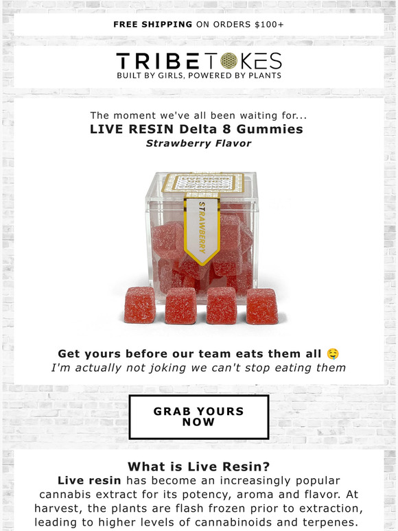 NEW: Live Resin 🍃🍓 Gummies!