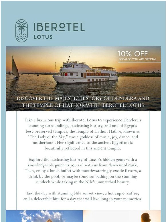 Revel In History With Iberotel Lotus