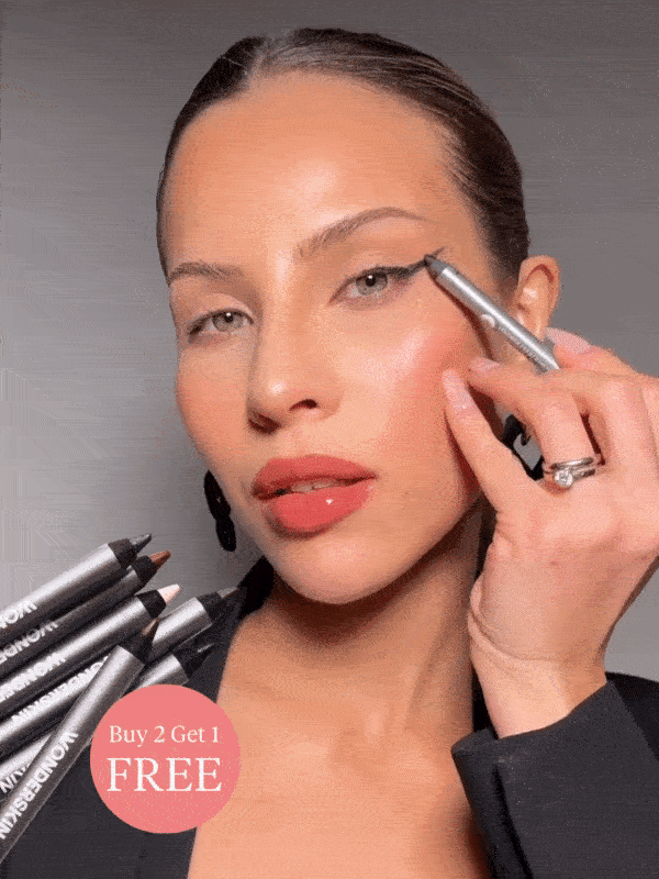 Wonderskin Stunning Eyeliner Look 📽️ inside Milled