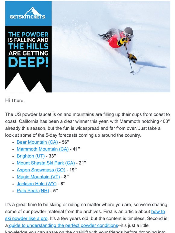 Ski News 2.22.23 | Snow snow snow! ❄️