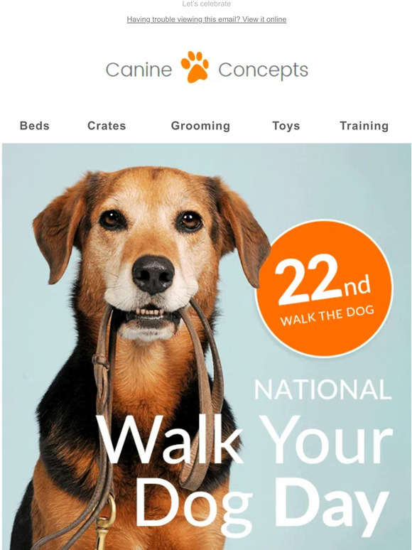 It’s National Walk Your Dog Day  🦮
