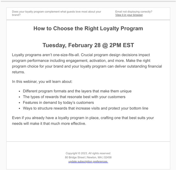 [Webinar] How to Choose the Right Loyalty Program
