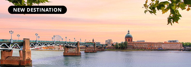 Heat up your summer with new flights to Toulouse