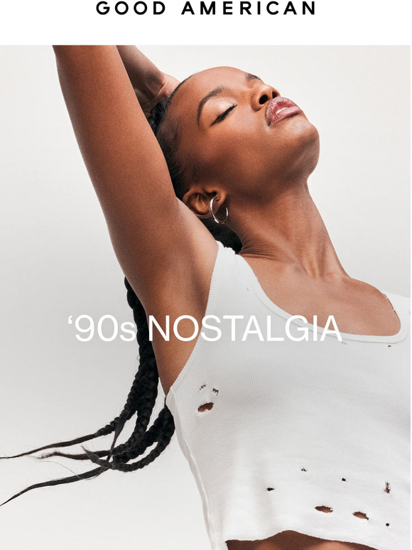 GOOD AMERICAN Major Throwback Moment Milled