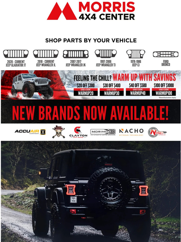 Morris 4x4 Center New Brands Now Available 🆕 Milled