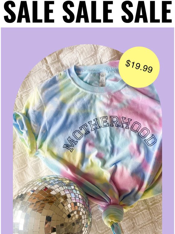 ALL NEW tie-dye tee (SOFT AS A CLOUD)