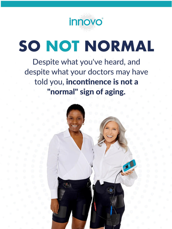 My Innovo Stress Urinary Incontinence 🚫 NOT a Normal Part of Aging