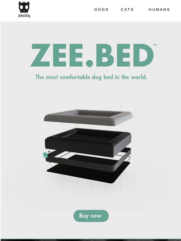 Zee.Dog The World's Most Comfortable Dog Bed Milled