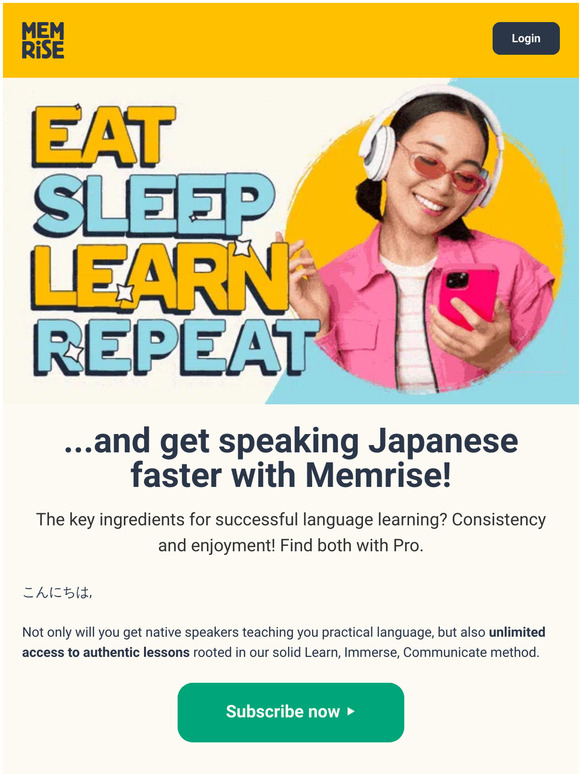 Time to Eat, Sleep, Learn, Repeat!