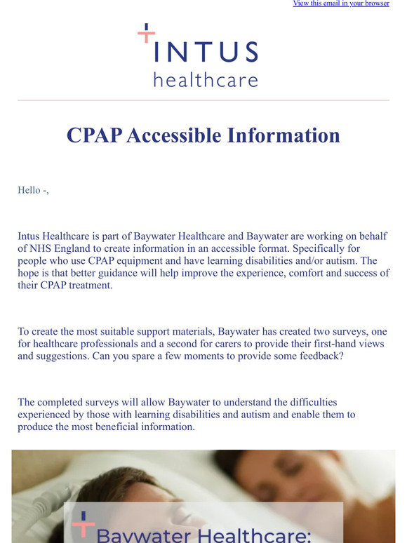 CPAP Accessible Information