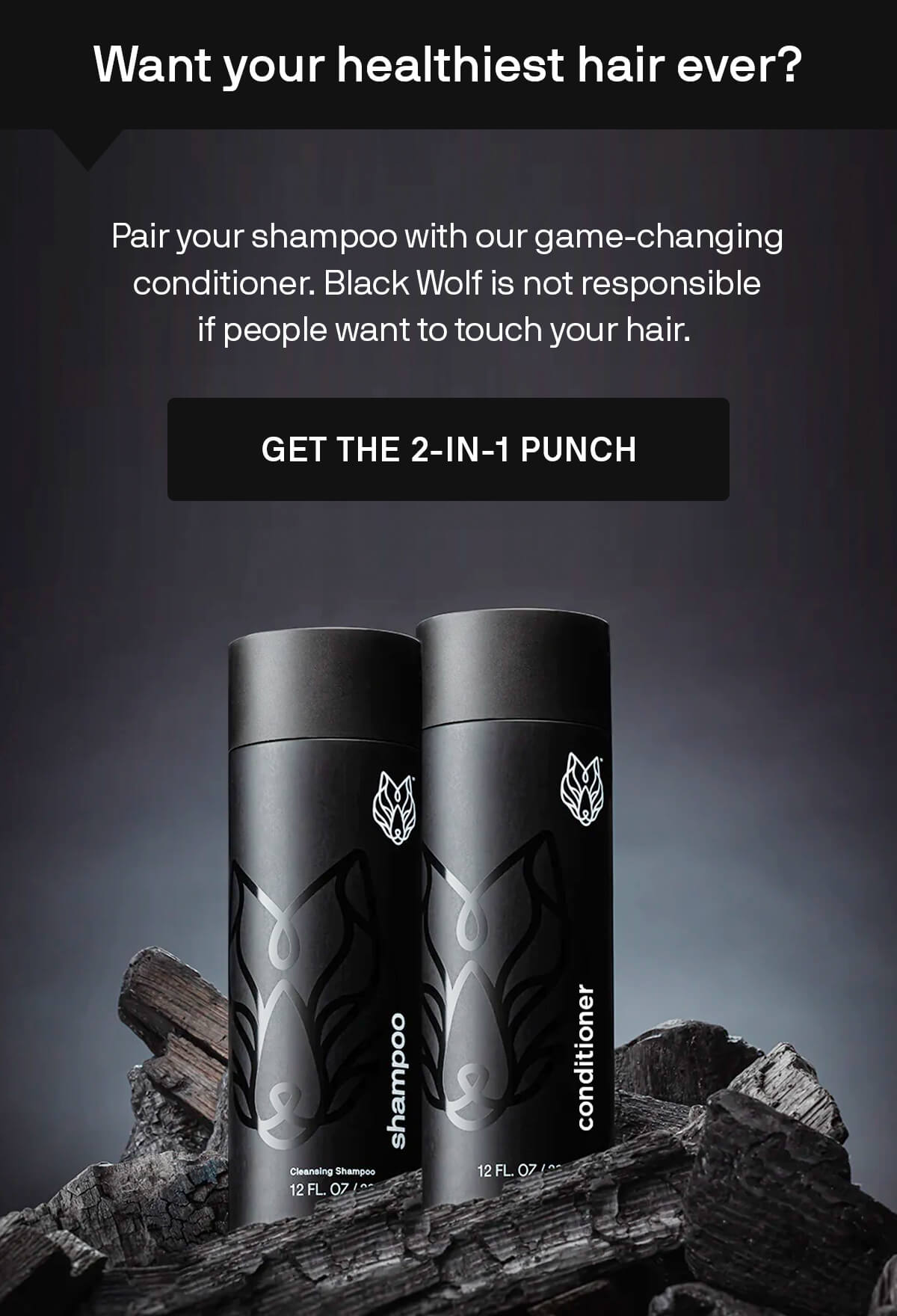 Black Wolf Nation So good, you’ll spend extra time in the shower Milled