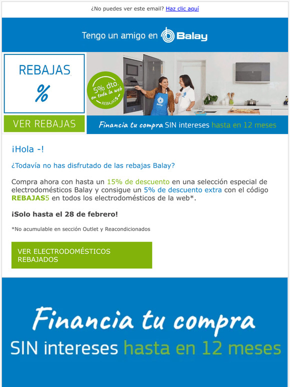 ¡Se acaban las rebajas, amigo!