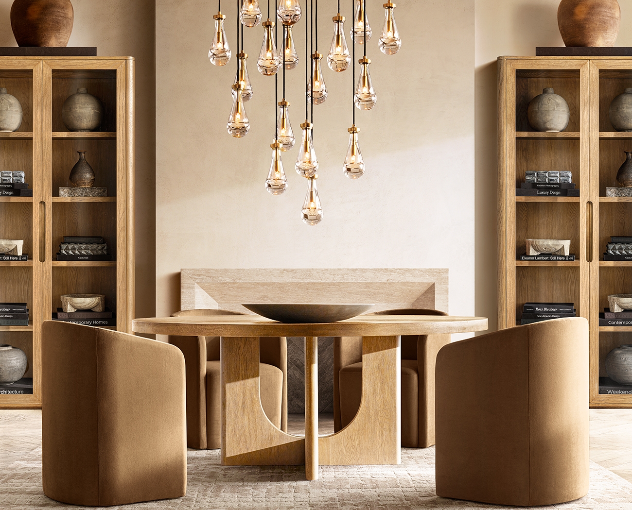 Restoration Hardware Bold Form & Richly Grained Oak. The Breton