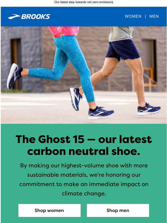 Brooks Running 🌎 The Ghost 15 is carbon neutral Milled