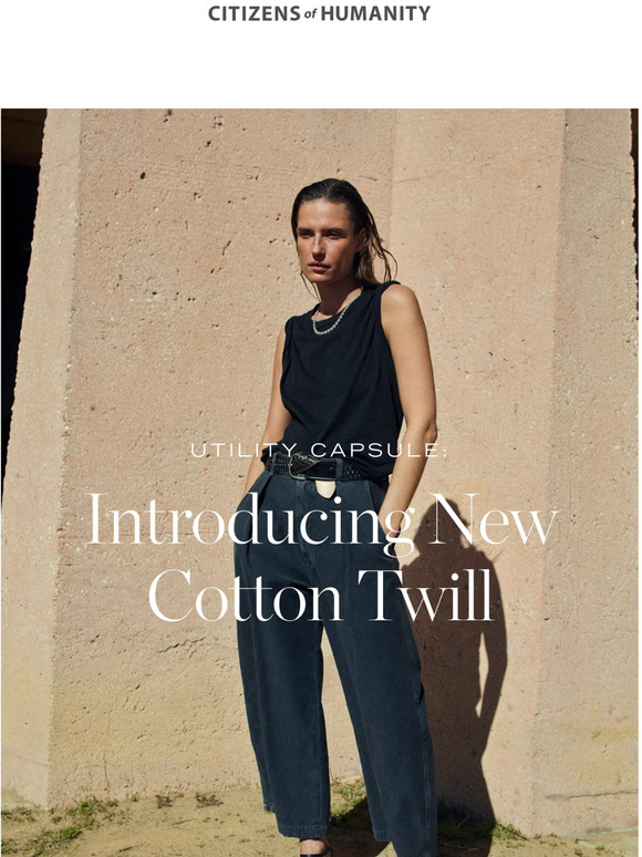 Utility Capsule: Introducing New Cotton Twill