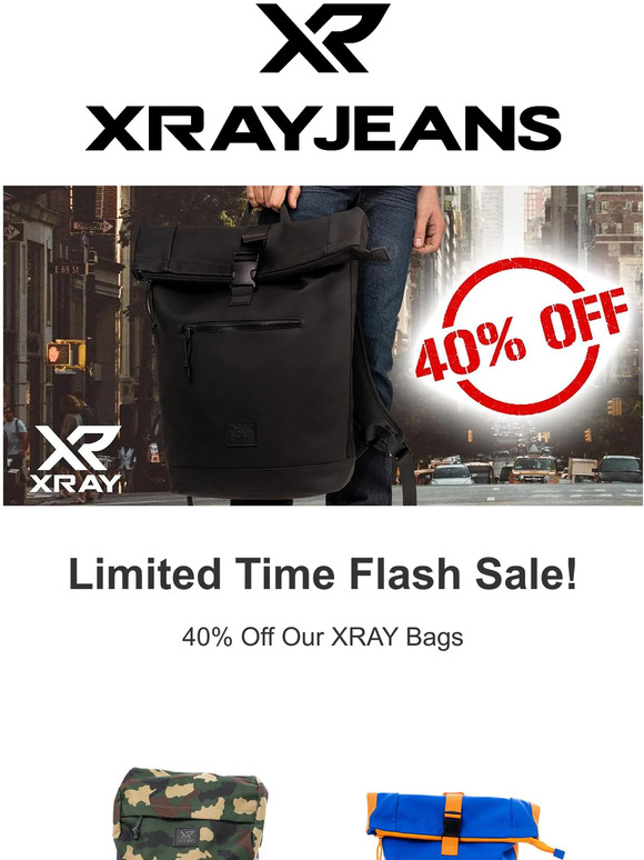 Limited Time Flash Sale XRAY Bags Sale - 40% OFF