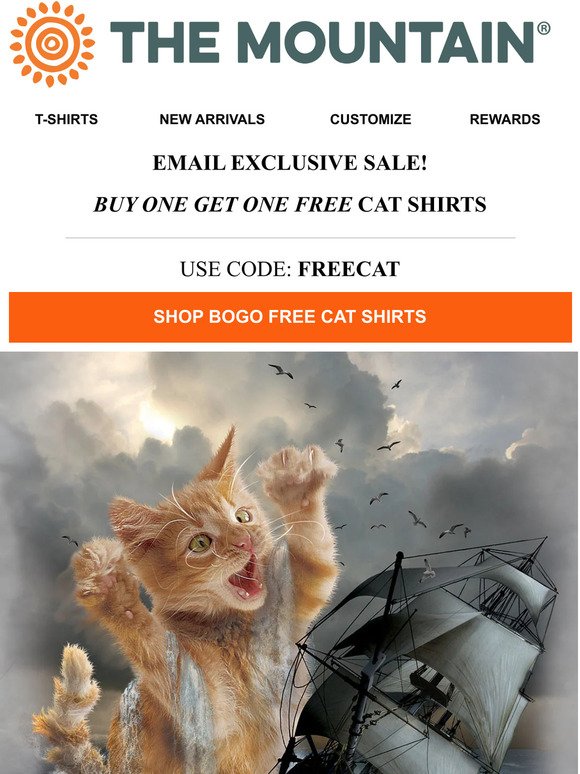 BOGO FREE Cat Shirts!