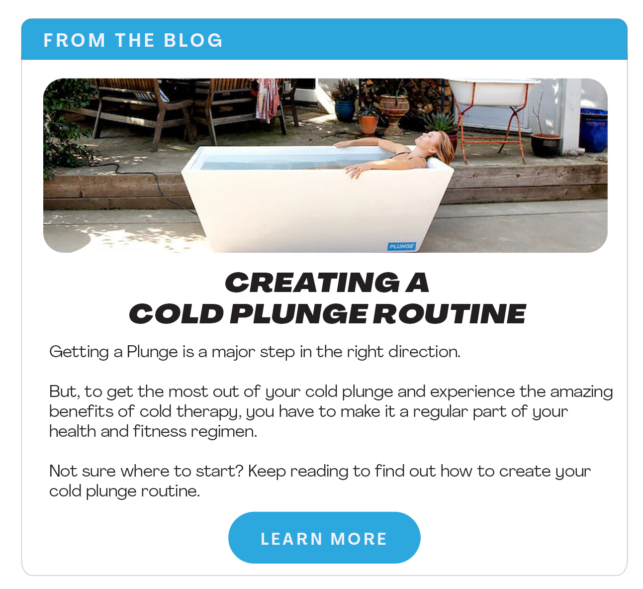 Plunge How to get the most out of a cold plunge Milled