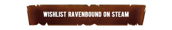 banner that asks the reader to wishlist ravenbound on steam