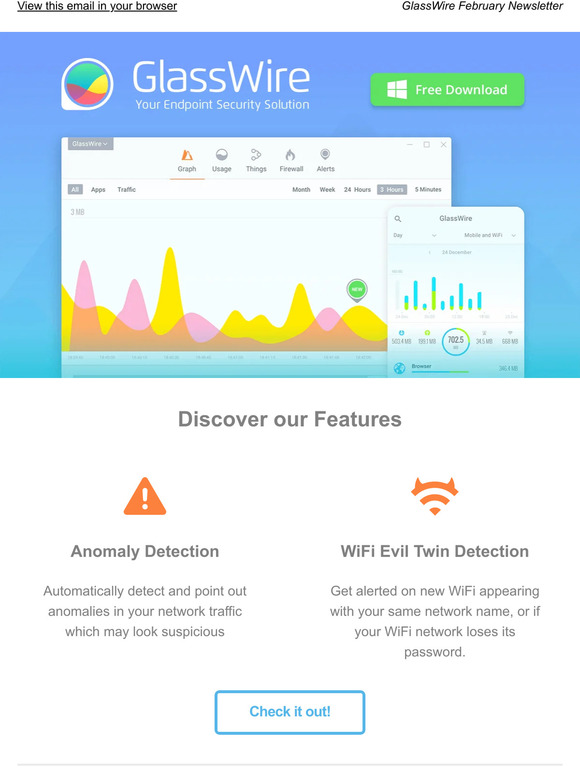 GlassWire™ - Discover what's new at GlassWire