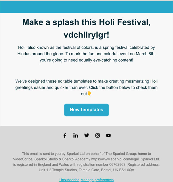 Make a splash this Holi Festival, —!